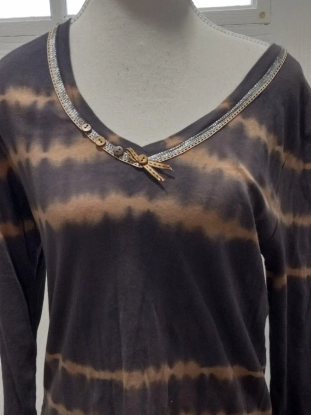 Nature Art Lynn Yang Ladies Top Shirt Size Small